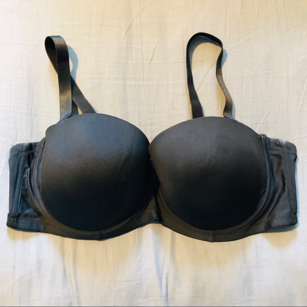 Black Convertible Balconette Bra